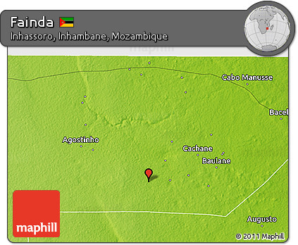 Physical 3D Map of Fainda