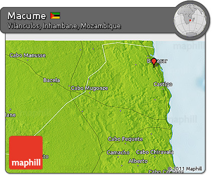 Physical 3D Map of Macume