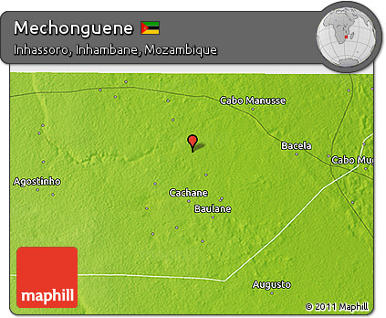 Physical 3D Map of Mechonguene