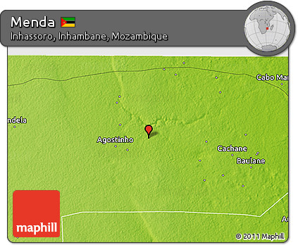 Physical 3D Map of Menda