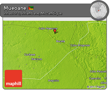 Physical 3D Map of Mueoane