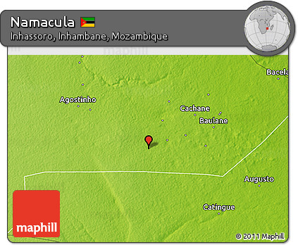Physical 3D Map of Namacula