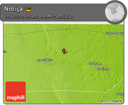Physical 3D Map of Notiça