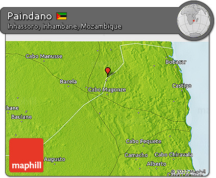 Physical 3D Map of Paindano