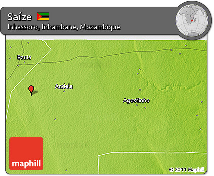 Physical 3D Map of Saíze
