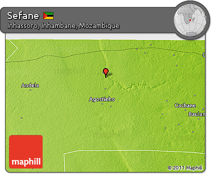 Physical 3D Map of Sefane