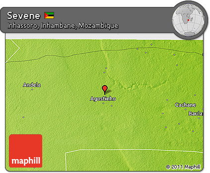 Physical 3D Map of Sevene