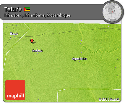 Physical 3D Map of Talufe