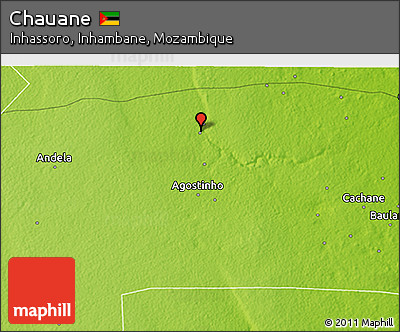Physical 3D Map of Chauane