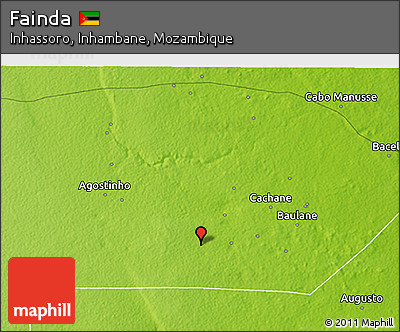Physical 3D Map of Fainda