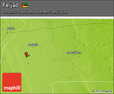 Physical 3D Map of Feijão