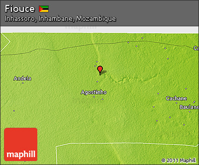Physical 3D Map of Fiouce