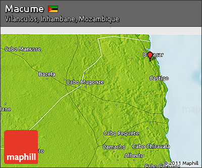 Physical 3D Map of Macume