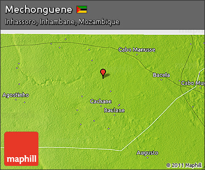 Physical 3D Map of Mechonguene