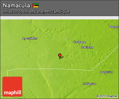 Physical 3D Map of Namacula