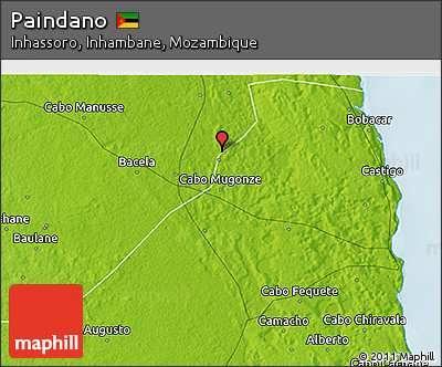 Physical 3D Map of Paindano