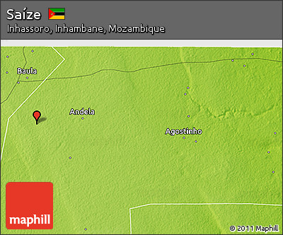 Physical 3D Map of Saíze