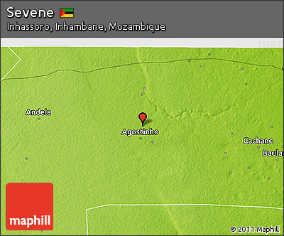 Physical 3D Map of Sevene