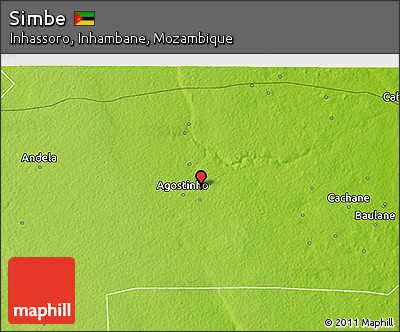 Physical 3D Map of Simbe