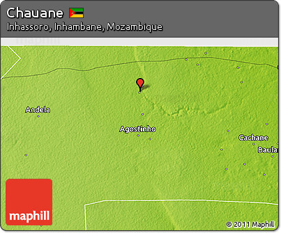 Physical 3D Map of Chauane