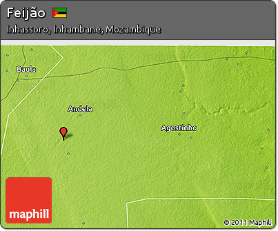 Physical 3D Map of Feijão