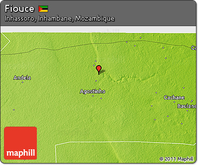 Physical 3D Map of Fiouce