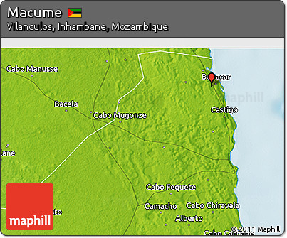 Physical 3D Map of Macume