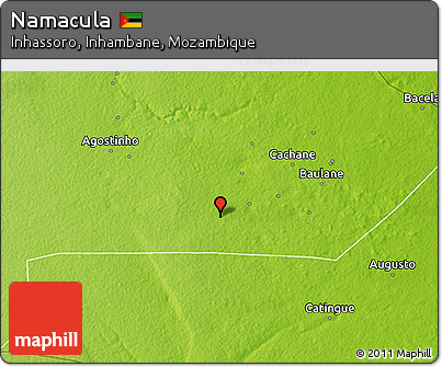 Physical 3D Map of Namacula