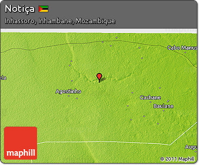 Physical 3D Map of Notiça