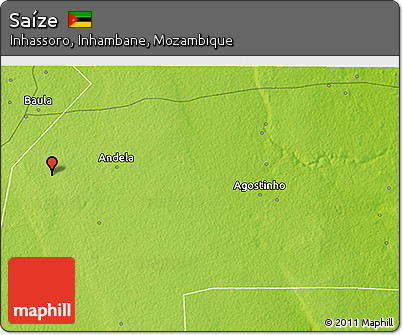 Physical 3D Map of Saíze