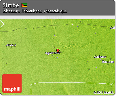 Physical 3D Map of Simbe