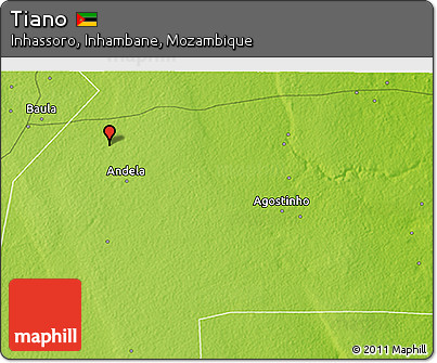 Physical 3D Map of Tiano