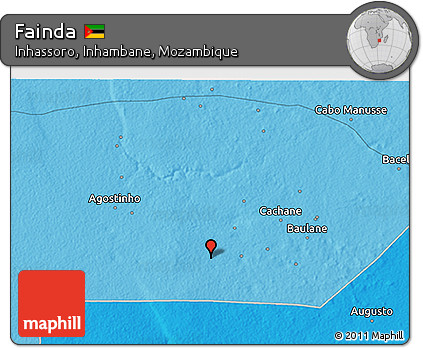 Political 3D Map of Fainda