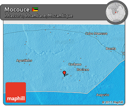 Political 3D Map of Mocouce
