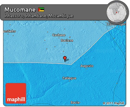 Political 3D Map of Mucomane