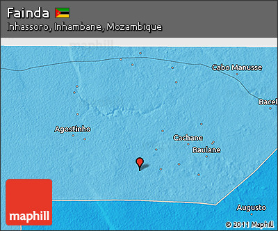 Political 3D Map of Fainda