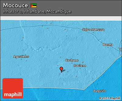 Political 3D Map of Mocouce