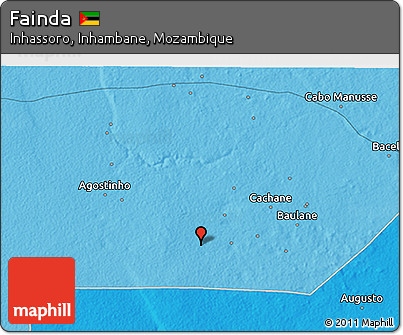 Political 3D Map of Fainda