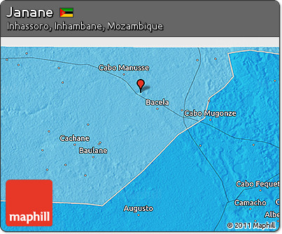 Political 3D Map of Janane