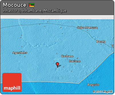 Political 3D Map of Mocouce