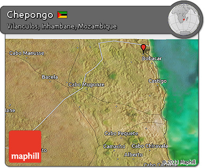 Satellite 3D Map of Chepongo