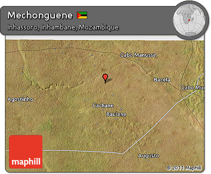 Satellite 3D Map of Mechonguene