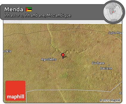 Satellite 3D Map of Menda