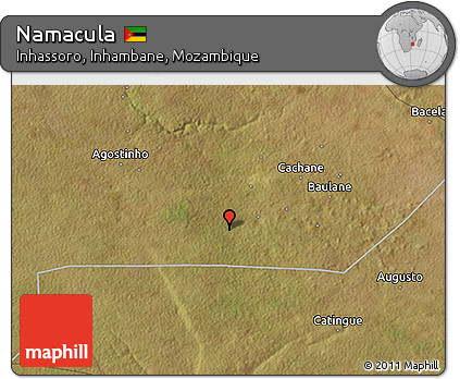 Satellite 3D Map of Namacula
