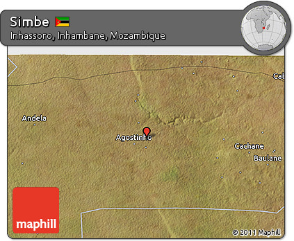 Satellite 3D Map of Simbe