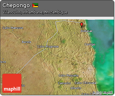 Satellite 3D Map of Chepongo