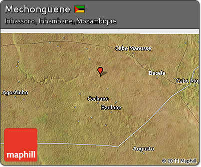 Satellite 3D Map of Mechonguene