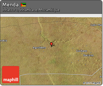 Satellite 3D Map of Menda