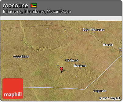 Satellite 3D Map of Mocouce