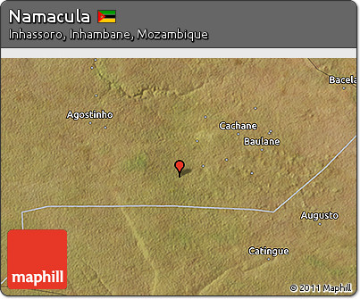 Satellite 3D Map of Namacula